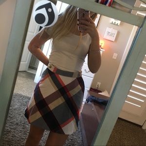 Plaid skirt